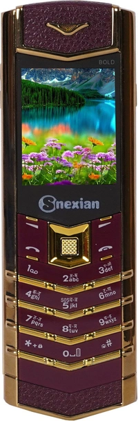 Snexian vertu button vartu dual sim phone - Black