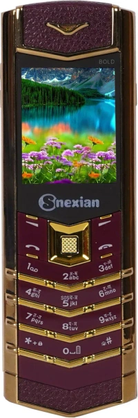 Snexian vertu button vartu dual sim phone - Brown