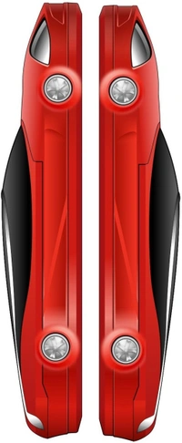 Snexian All-New Bold Car Shape Dual Sim |Keypad Mobile| with 1.8" Display| Car Phone |BT Dialer| Voice Changer | Auto Call Recording | Long Lasting Battery |Wireless FM | Feature Phone - Blue