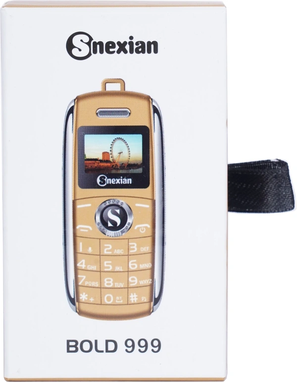 Mobile| with 0.66" Display|Key Phone|Leather|Bentley|Silicon|BT Dialer Voice Changer |Auto Call Recording Long Lasting Battery|Feature Phone| - Gold