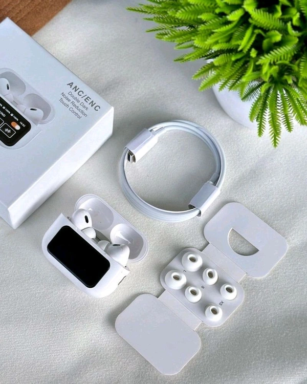 Wholemonkey Pods pro-2 Plus With screen display with all feature 6 Month Under seller warranty - White