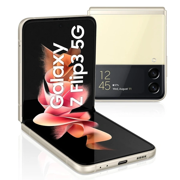 Samsung Galaxy Z Flip 4  Imported Mobile Under seller warranty  - 256GB, Cream