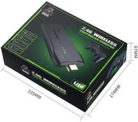 4K ULTRA 2.4G GAME STICK - Black