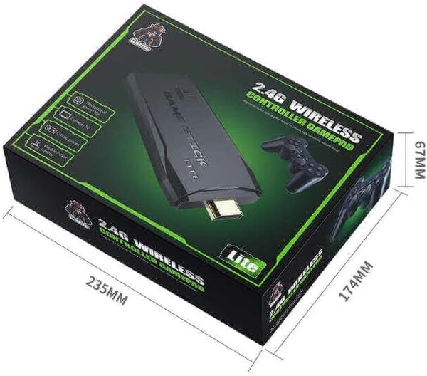 4K ULTRA 2.4G GAME STICK - Black