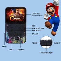 G620 Handheld,Retro Video Game Console,SUP+ Game Box 500 in 1: Trendy Console,Super Wide LCD,6 hrs Continuous Gameplay -USB Rechargeble(Multicolor) 