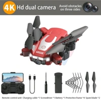  J1 4k CAMERA DRONE OPTICAL FLOW ESC DUAL CAMERA 4K CAMERA OPTICAL FLOW HOVERING OBSTACLE AVOIDANCE LONG ENDURANCE DRONE200M 5G - Black