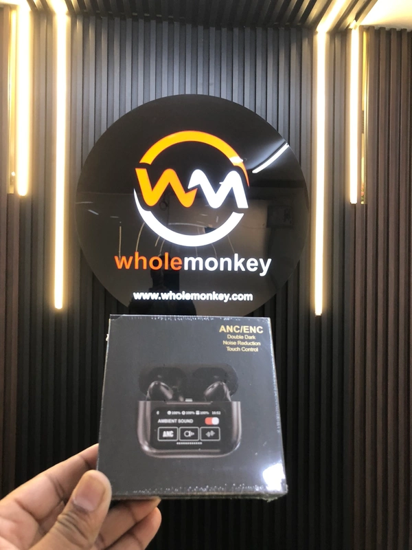 Wholemonkey Pods Pro-2 Plus With Screen Display With All Feature 6 Month under seller warranty  - Black