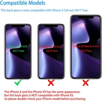 iphone X Back Glass Pannel Original 3 Month Warranty  - Black