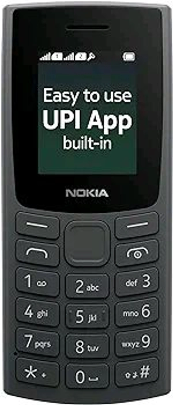 Nokia All-new 105 Dual Sim 2023 Keypad Phone with Built-in UPI Payments, Long-Lasting Battery, Wireless FM Radio - Mine Shaft