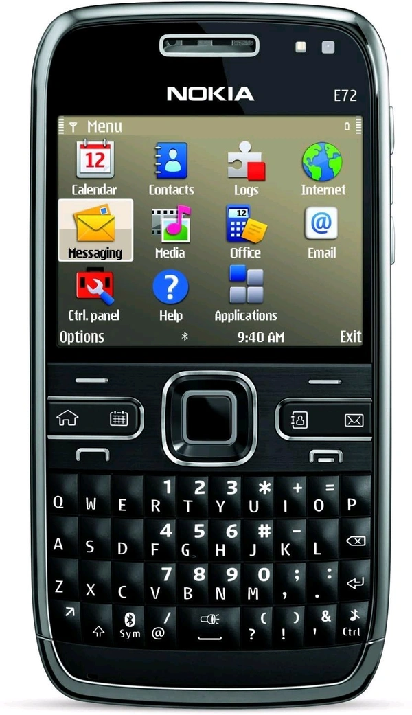 Nokia E72 Refurbished Just Like New 1 Month Seller Warranty  - Black