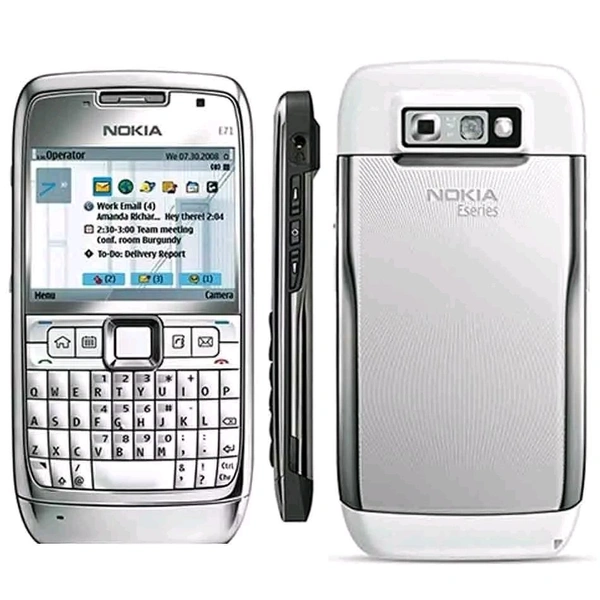 Nokia E71 Mobile Phone with 3.2 MP Camera, International 3G, Media Player, GPS, Wi-Fi, MicroSD Slot 1 Month Warranty  - Dark Gray