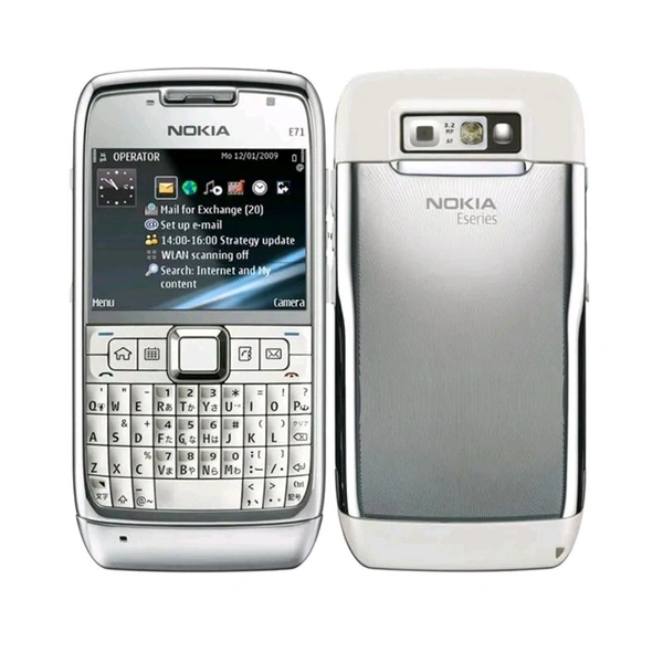 Nokia E71 Mobile Phone with 3.2 MP Camera, International 3G, Media Player, GPS, Wi-Fi, MicroSD Slot 1 Month Warranty  - Dark Gray