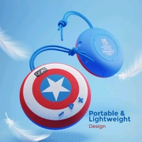 boAt Marvel Stone 190 5 Watts Portable Bluetooth Speaker (IPX7 Waterproof, 52mm Full Range Driver, Captain's Blue) Open Box Just Like New 