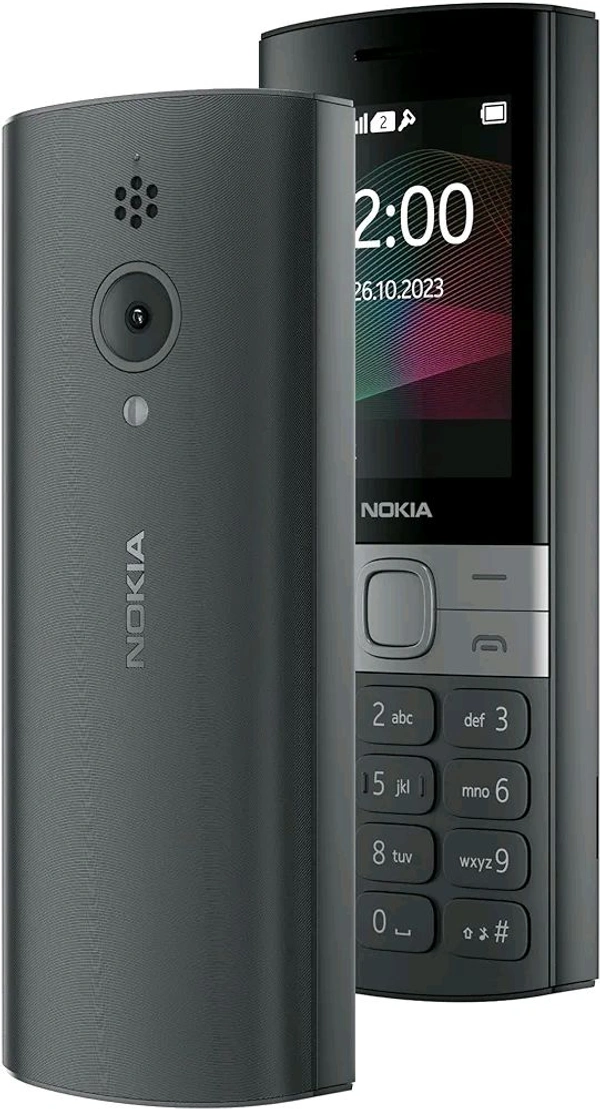 Nokia 150 Dual SIM Premium Keypad Phone | Rear Camera, Long Lasting Battery Life, Wireless FM Radio & MP3 Player and All-New Modern Premium Design - Blue