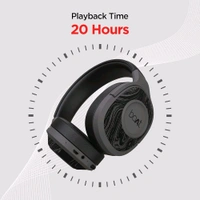 boAt Rockerz 550 Over Ear Bluetooth Headphones with Upto 20 Hours Playback, 50MM Drivers, Soft Padded Ear Cushions and Physical Noise Isolation Open Box 3 Month Warranty  - Green
