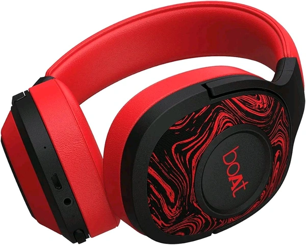 boAt Rockerz 550 Over Ear Bluetooth Headphones with Upto 20 Hours Playback, 50MM Drivers, Soft Padded Ear Cushions and Physical Noise Isolation Open Box 3 Month Warranty  - Green