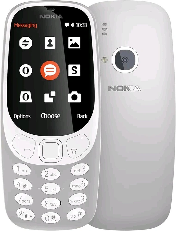 Nokia 3310 Dual SIM Keypad Phone with MP3 Player, Wireless FM Radio and Rear Camera Renewed  - Dark Blue