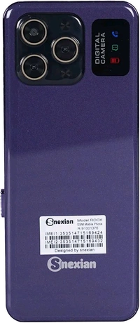 Snexian New ROCK PRO MAX Modern Stylish Dual Sim Keypad Mobile With 2.8"Big Display - Purple