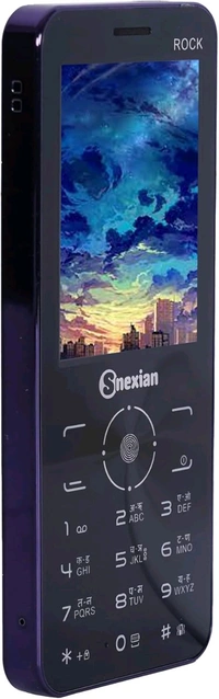 Snexian New ROCK PRO MAX Modern Stylish Dual Sim Keypad Mobile With 2.8"Big Display - Purple