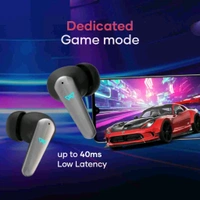 Refurbished Wings Phantom 450 Made in India Wireless Earbuds  - Black