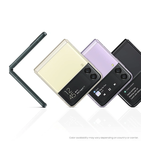 Samsung Galaxy Z Flip 4  Imported Mobile Under seller warranty  - 256GB, Cream