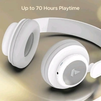 boAt Rockerz 450 Pro Bluetooth Wireless On Ear Headphones (Renewed) 30 Days Under Warranty  - Aqua Blue