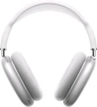 Max Wireless Over-Ear Headphones, Pro-Level Active Noise Cancellation, Transparency Mode, Personalised Spatial Audio, USB-C Charging, Bluetooth Headphones for iPhone - Silver