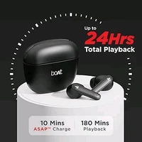 boAt Airdopes 115 in Ear TWS Earbuds with ENx & Beast Mode, Upto 24 Hrs Playback and ASAP Charge - Black