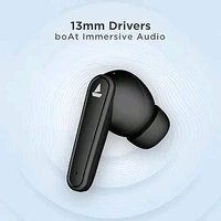 boAt Airdopes 115 in Ear TWS Earbuds with ENx & Beast Mode, Upto 24 Hrs Playback and ASAP Charge - Black