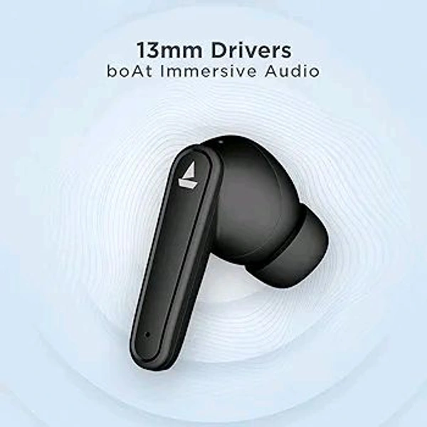 boAt Airdopes 115 in Ear TWS Earbuds with ENx & Beast Mode, Upto 24 Hrs Playback and ASAP Charge - Black
