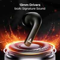 Refurbished boAt Airdopes 125 TWS in Ear Earbuds with 50 Hrs Playtime,Quad Mics with Enx Tech,ASAP Charging,Iwp Tech, Beast Mode with 50 Ms Low Latency,Btv5.3, Ipx5 - Black