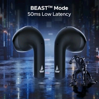 Refurbished boAt Airdopes 125 TWS in Ear Earbuds with 50 Hrs Playtime,Quad Mics with Enx Tech,ASAP Charging,Iwp Tech, Beast Mode with 50 Ms Low Latency,Btv5.3, Ipx5 - Blue