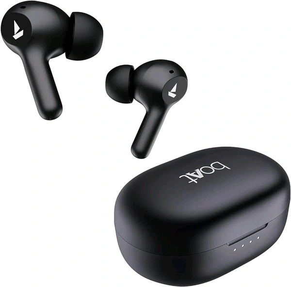  Refurbished boAt Newly Launched Airdopes 71 TWS Earbuds with 40 Hours Playtime, - White