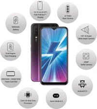 Vivo Y17 Refurbished Just Like New 3 Month Warranty  - 128GB, Pink