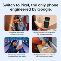 Google Pixel 7a - Refurbished Android Cell Phone with Wide Angle Lens and 24-Hour Battery 3 Month Warranty  - 128GB, Charcoal