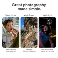Google Pixel 7a - Refurbished Android Cell Phone with Wide Angle Lens and 24-Hour Battery 3 Month Warranty  - White