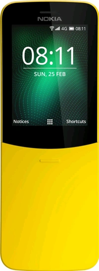 Nokia 8110 Refurbished 1 Month Warranty  - Yellow
