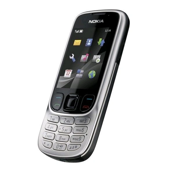 Nokia 6303c Steel Keypad Phone Refurbished 3 Month Warranty  - Gray