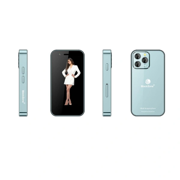 BlackZone iLite 3.0' Incell Display  3GB RAM 16 GB ROM 8 MP Triple Rear Camera  - Sky Blue