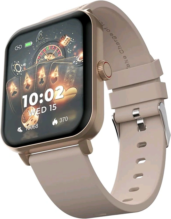 beatXP Marv Ace 1.85” HD Display Bluetooth Calling Smart Watch, Rotary Crown, 240 * 284px, 500 Nits, 60Hz Refresh Rate, 100+ Sports Modes - Black