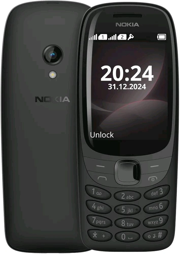 Nokia 6310 Dual SIM Keypad Phone with a 2.8” Screen, Wireless FM Radio and Rear Camera with Flash - Yellow