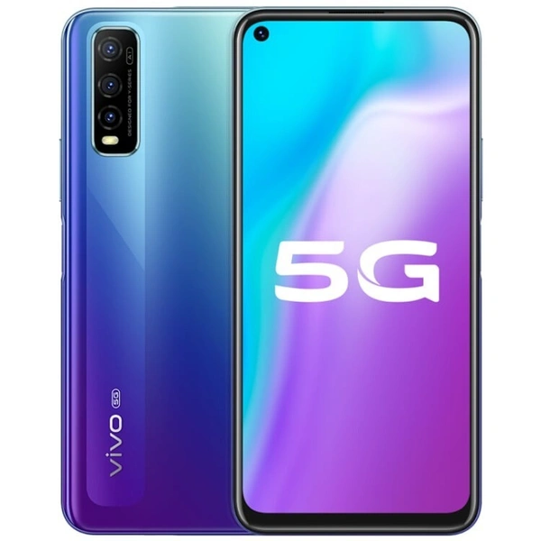 Vivo Y70 S 5G Mbile Phone Just Like New 3 Month Seller Warranty (Renewed)  - 128 GB, Blue