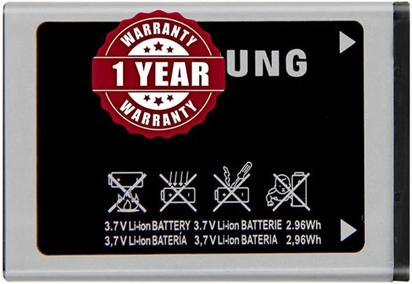 AB463446BN Battery for Samsung Guru X200 GT-E1200Y C512 X208 1258 1250 S3030 E3100 S5150 X210 X160 S208 F519 - (800mAh) - (1 Year Warranty)