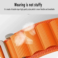 Alpine Loop Compatible with Apple Watch Strap 42mm 44mm 45mm 49mm, Textile Nylon Rugged with Titanium Metal G‑Hook Band Compatible for iWatch Band Series Ultra 8 7 6 5 4 3 2 1 SE