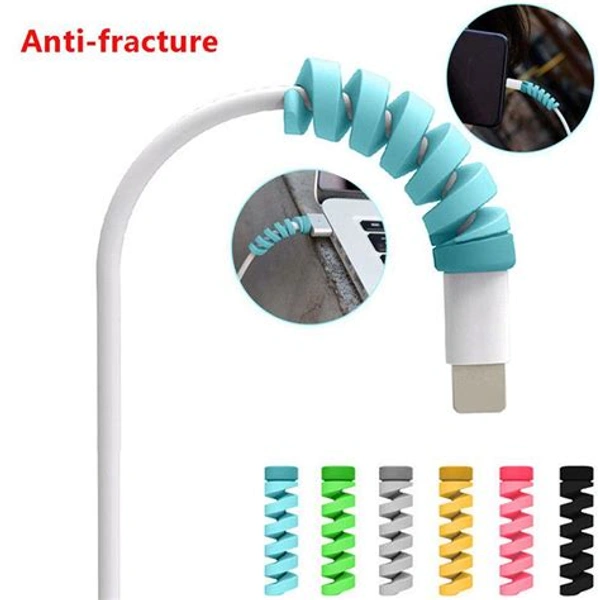 Cable Protector Data Cable Saver Charging Cord Protective Cable Cover Pack of 2