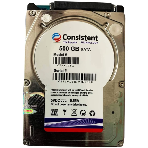 Consistent 3TB SATA 3.5 Inch 7mm Desktop Internal Hard Drive with 2 Year Warrenty - 3TB