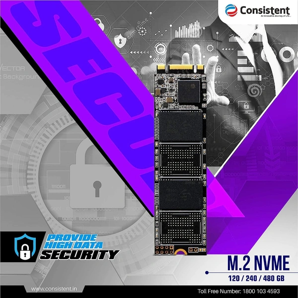 Consistent SSD NVME 5yr warranty - 512GB