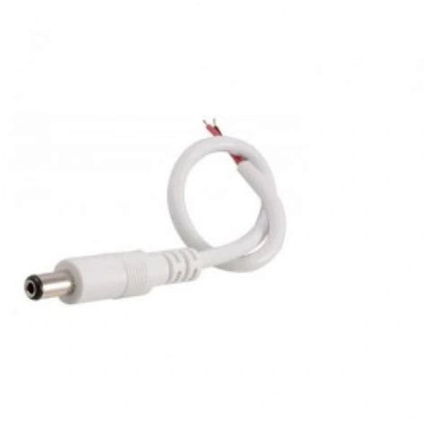 DC Pin connector wire white  (Pack of 10 )