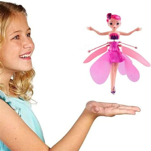 Flying Princess Doll Magic Infrared Induction Control Toy, Play Game RC Flying Toy ,Mini Drone Indoor and Outdoor Toys for Kids Boys Girls 6 7 8 9 10 Year Old Gifts