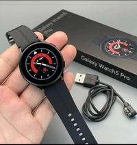 Galaxy Watch5 Pro Bluetooth Black Sport Band, 45mm - Gray